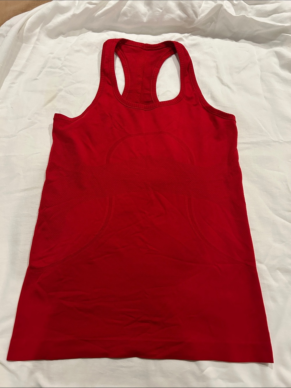 lululemon athletica Red Racerback Performance Tank